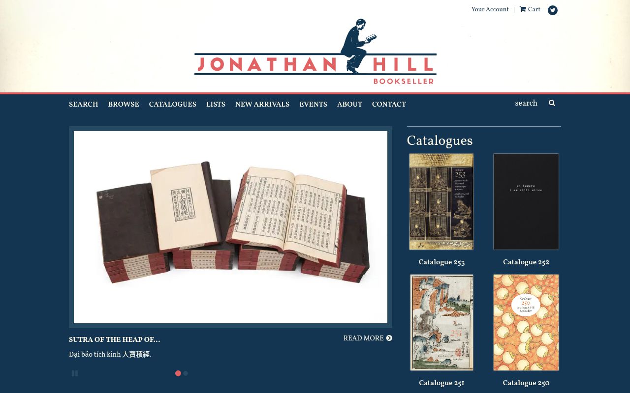 Jonathan A. Hill, Bookseller, Inc.