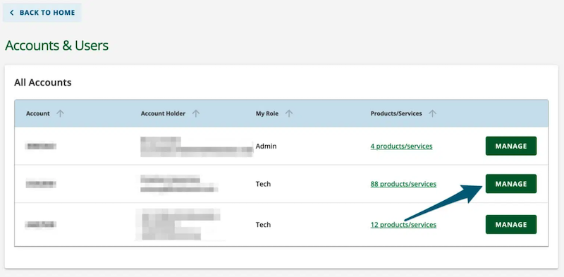 Manage the domain